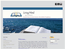 Tablet Screenshot of livingwordministry.org